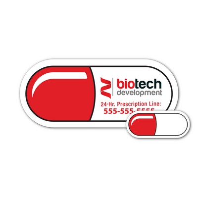 Capsule Mini Magnet (3 3/16"x 1 3/8")