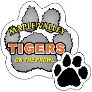 Paw Print Mini Magnet (2 1/4"x 2 1/4")